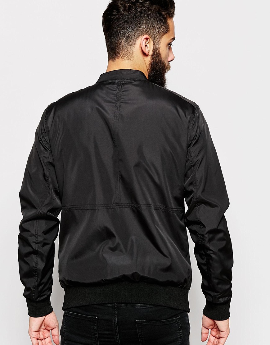 Nylon Biker Jacket - Image 3