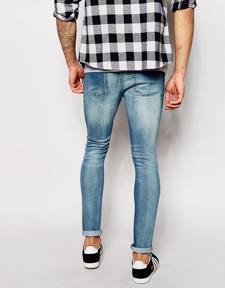 Extreme Super Skinny Jeans With Knee Rips - Image 3